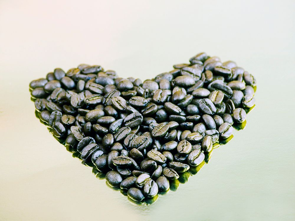 Heart Of Coffee Beans 1