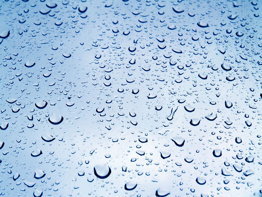 Rain Dew on Window