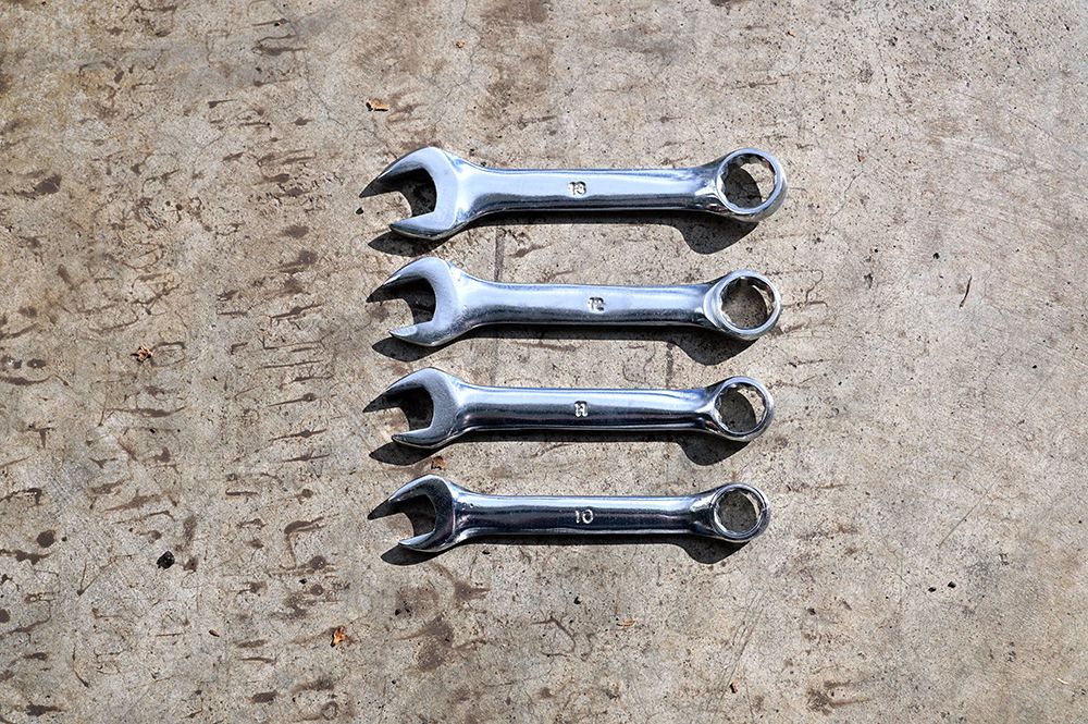 4 Wrenches And Tire Marks