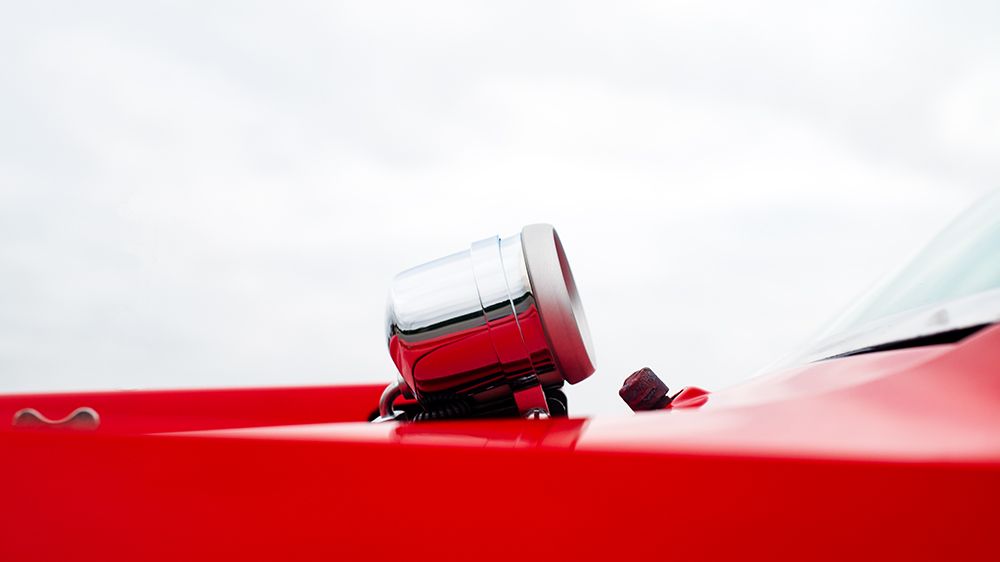 A Muscle Cars Tachometer