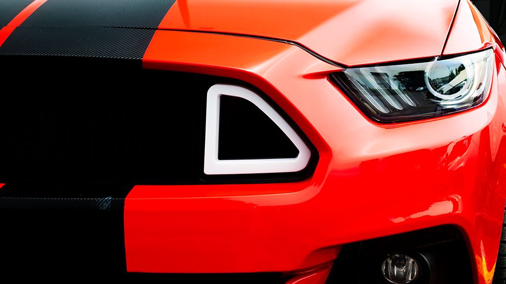 Front Of Ford Mustang