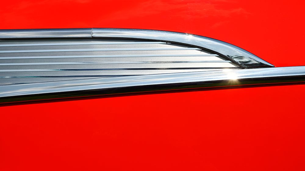 957 Chevy Bel Air Chrome