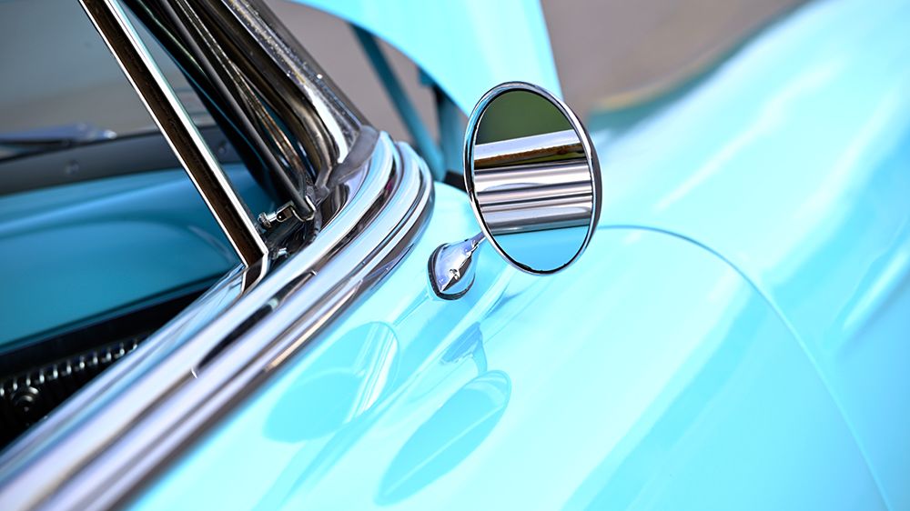 Side Mirror on 50s Classic
