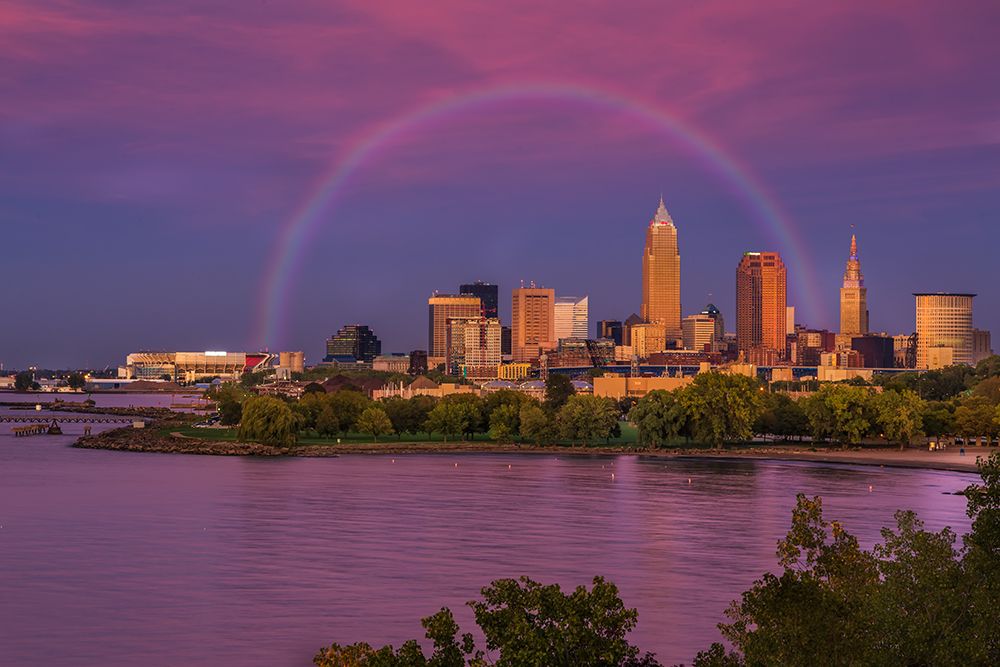 Rainbow over Cleveland