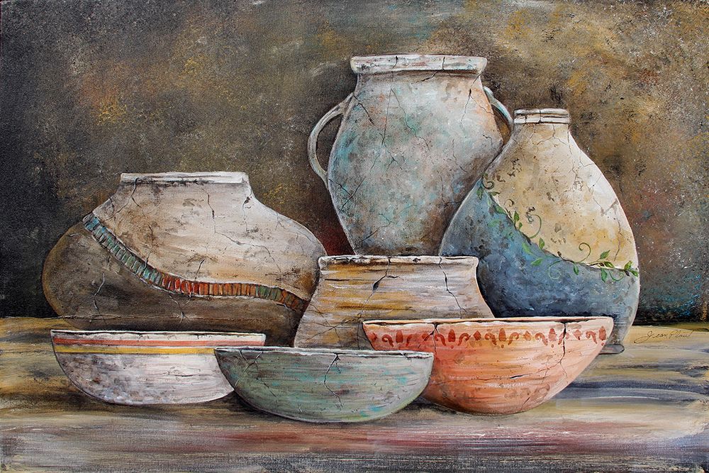 Clay Pottery Still Life-A