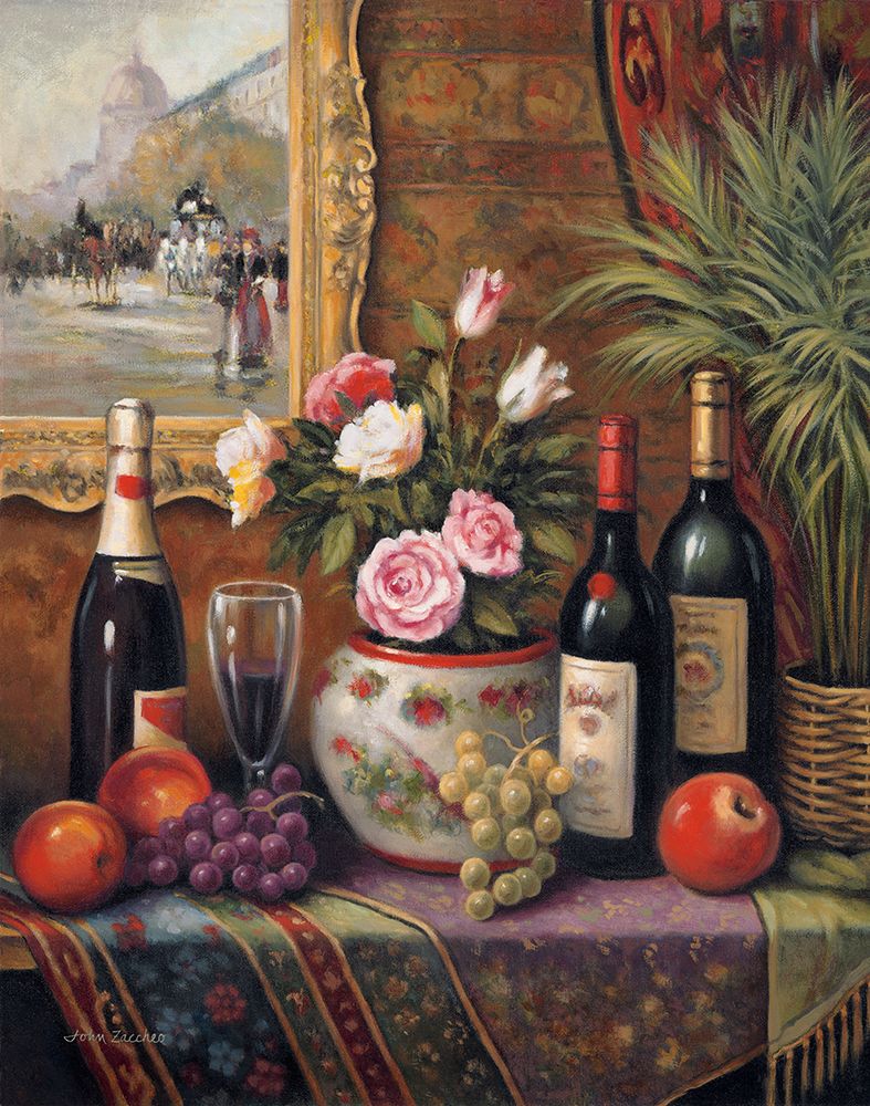 Wine And Floral 3