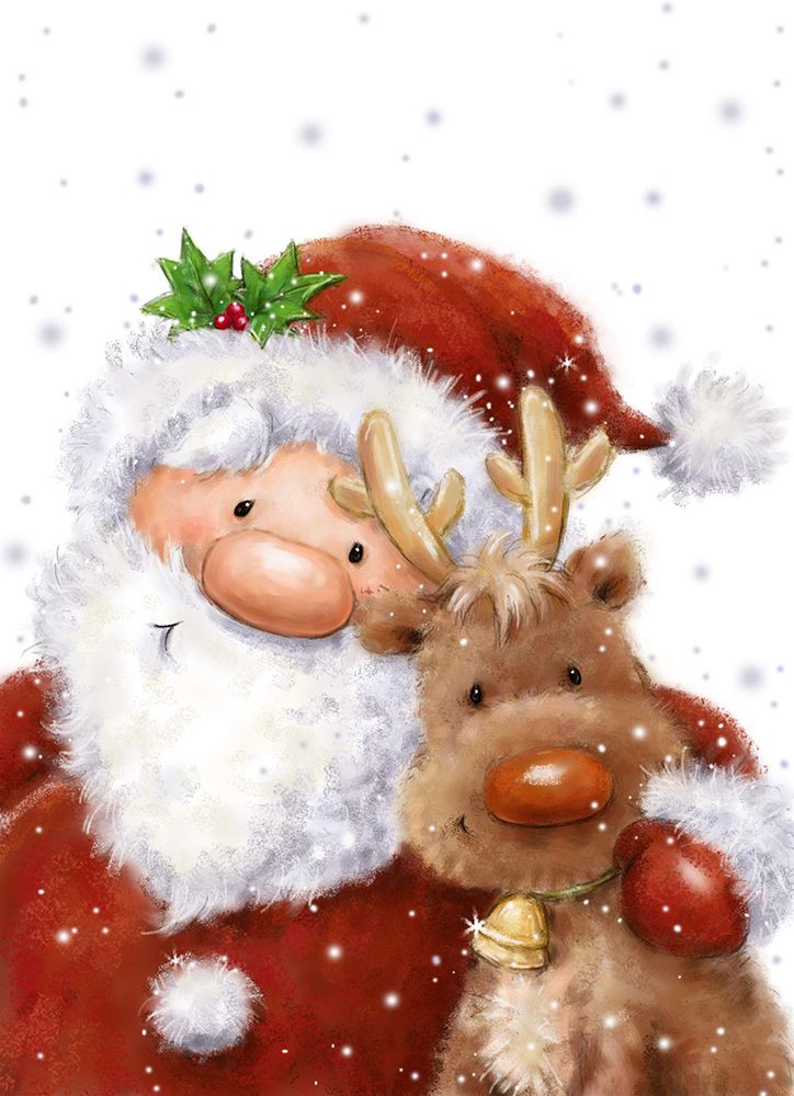 Santa and Reindeer 4