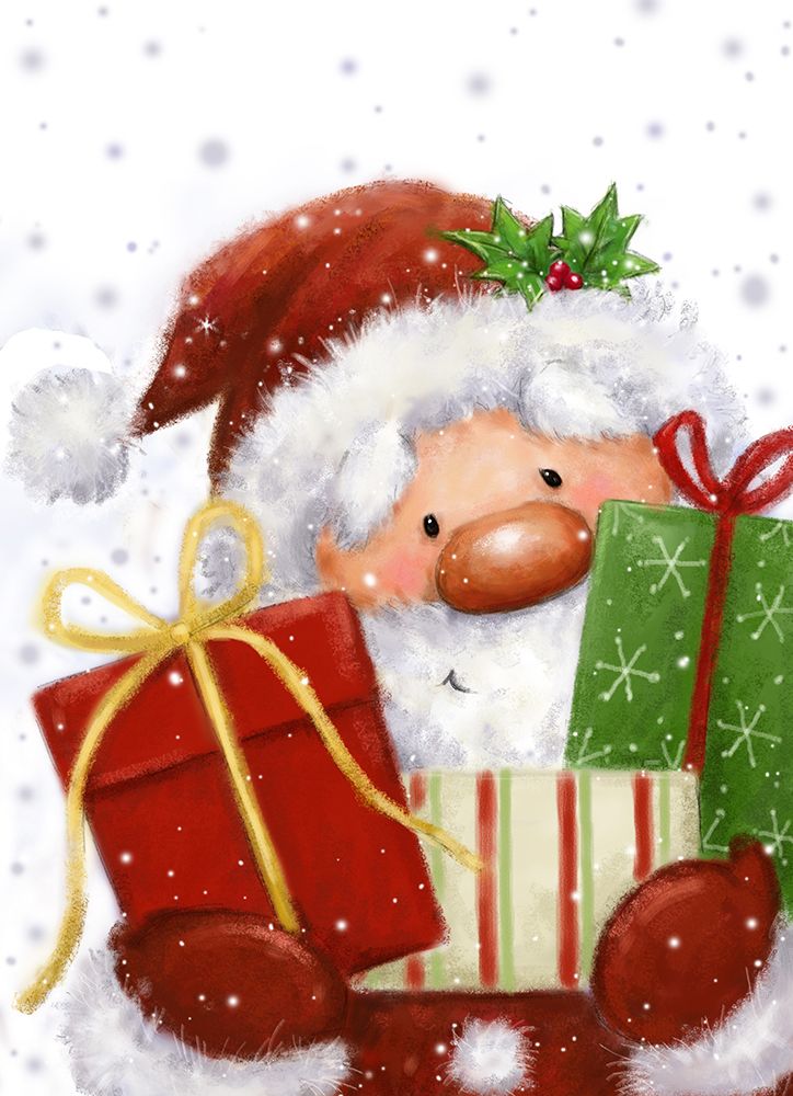 Santa Holding Presents