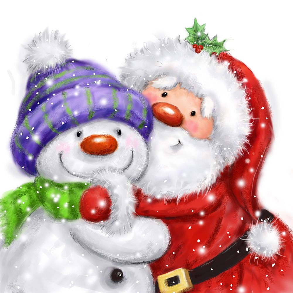 Santa And Snowman 2