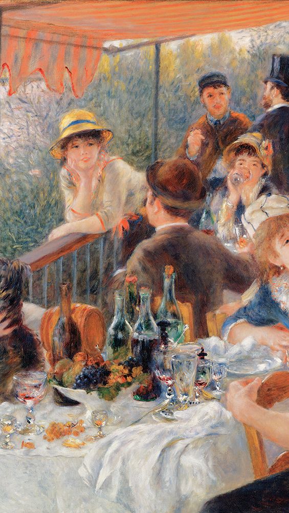 Renior-Luncheon of the Boating Party-Detail