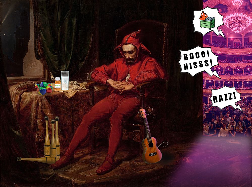 The Sad Jester - Jan Matejko - Redux