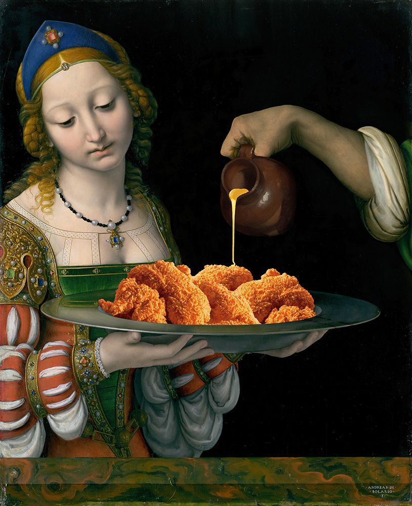 Salome Wants Some Sauce - Andrea Solario - Redux