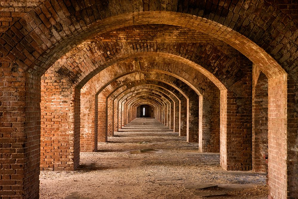 Dry Tortugas Fort Jefferson Hallway 1470