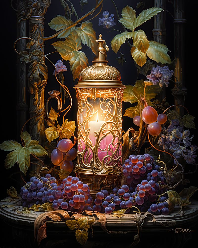 Candle With Fruit