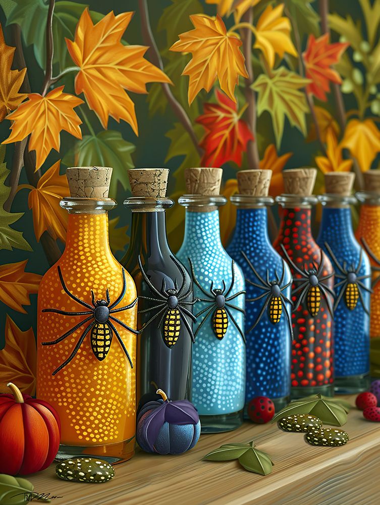 Colored Poison Potions