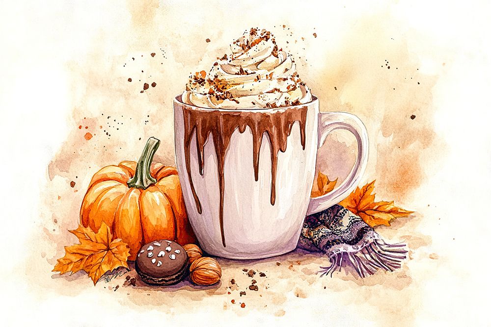 White Chocolate And Cream With Pumpkin