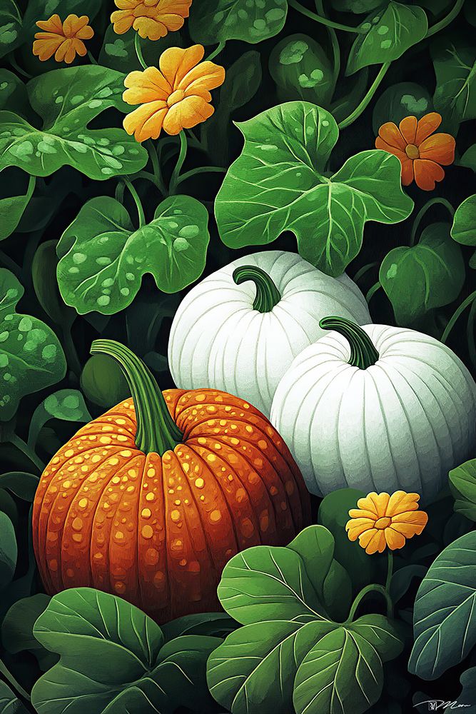 Three Pumpkins
