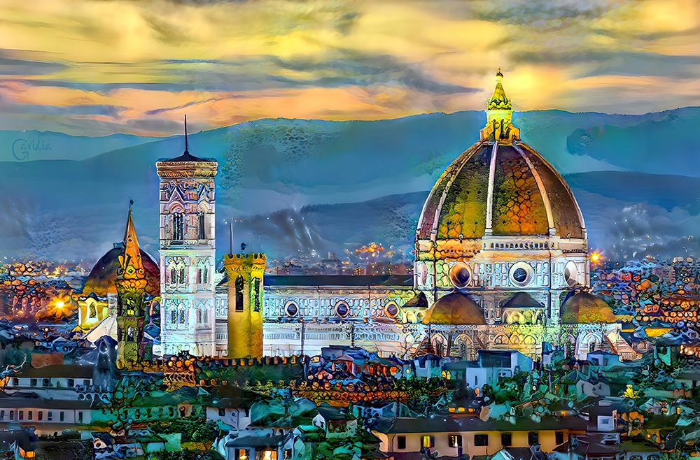 Florence Italy Duomo Sunset