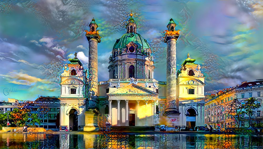 Vienna Austria Karlskirche