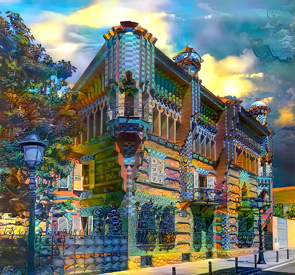 Barcelona Spain Casa Vicens Gaudi