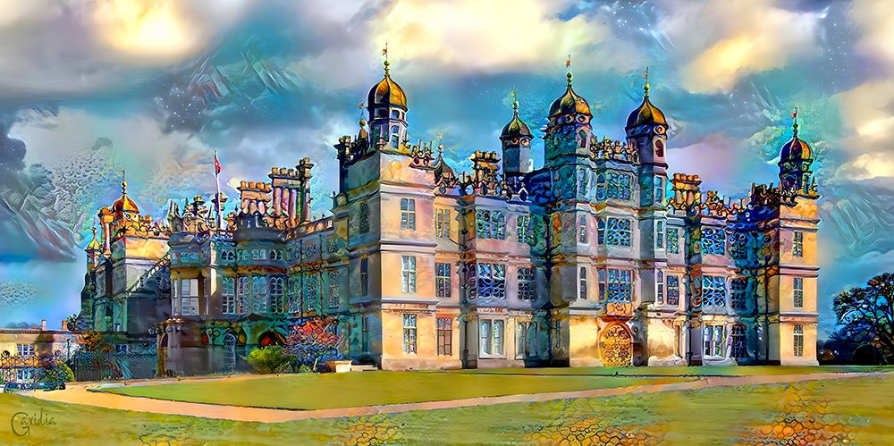 England Stamford Lincolnshire Burghley House