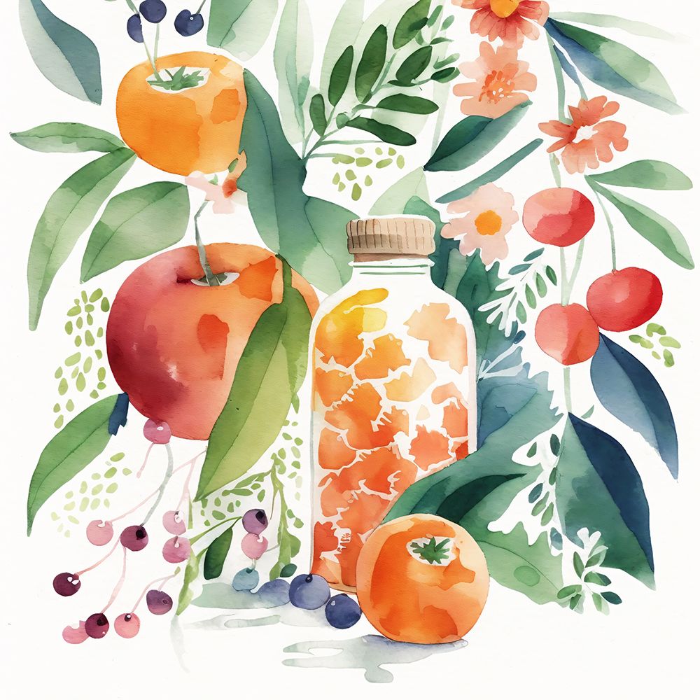 Simplified Fruits And Portraits 4