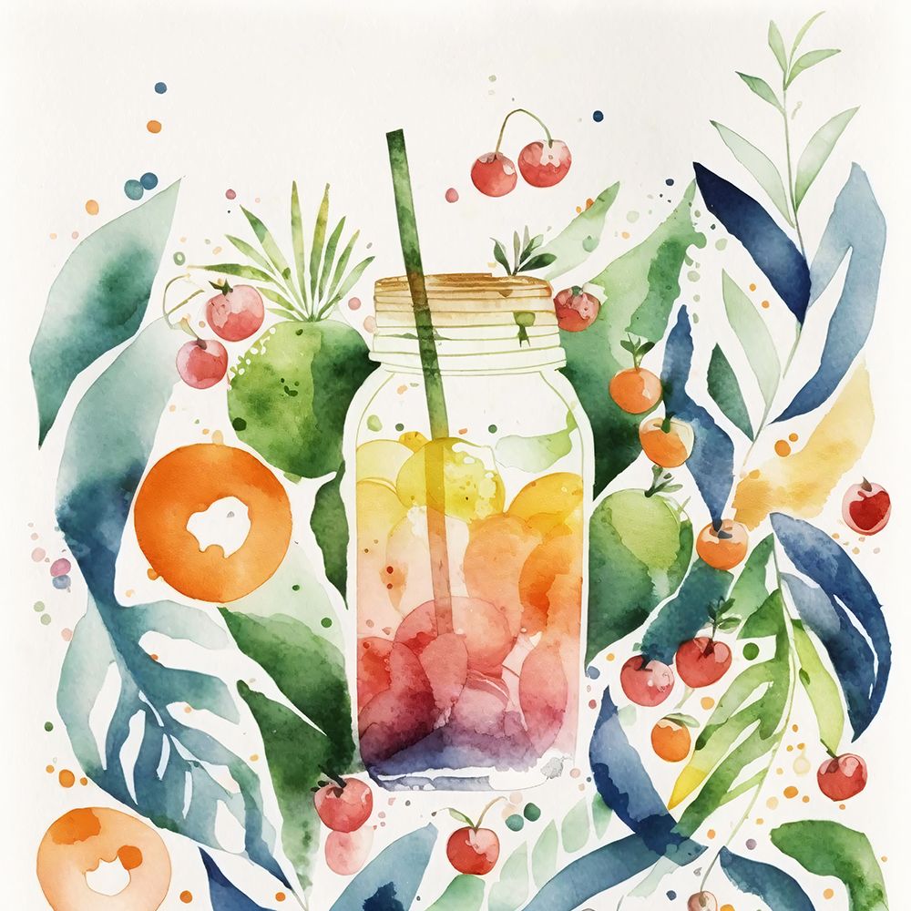Simplified Fruits And Portraits 7
