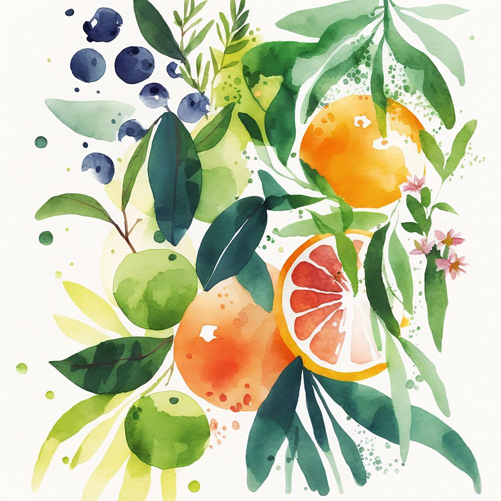 Simplified Fruits And Portraits 8