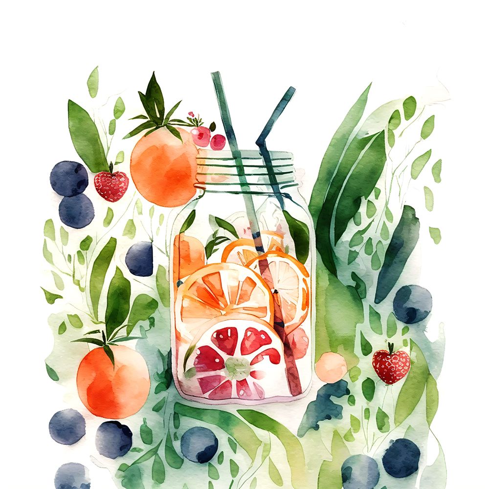 Simplified Fruits And Portraits 9