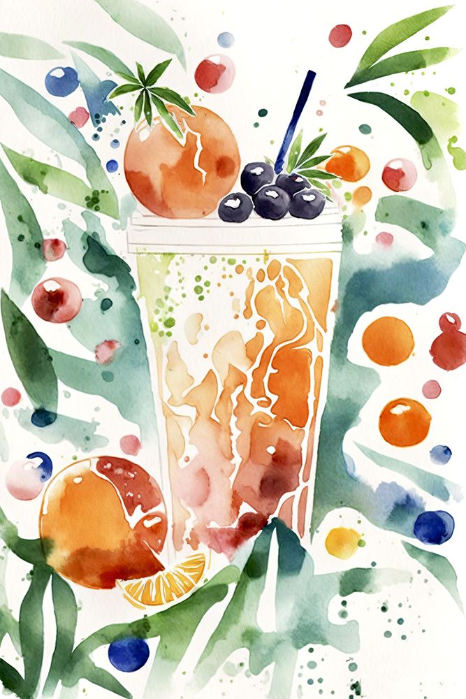 Simplified Fruits And Portraits 13