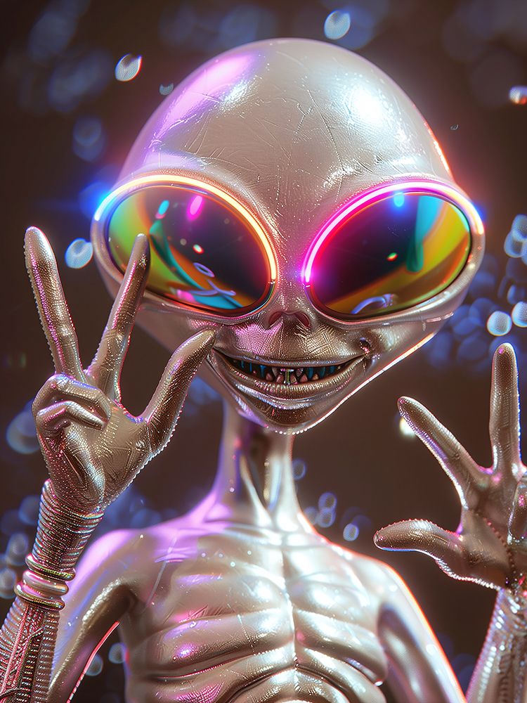 Happy Peace Alien 1