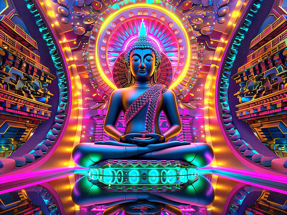 Colorful Buddha 1