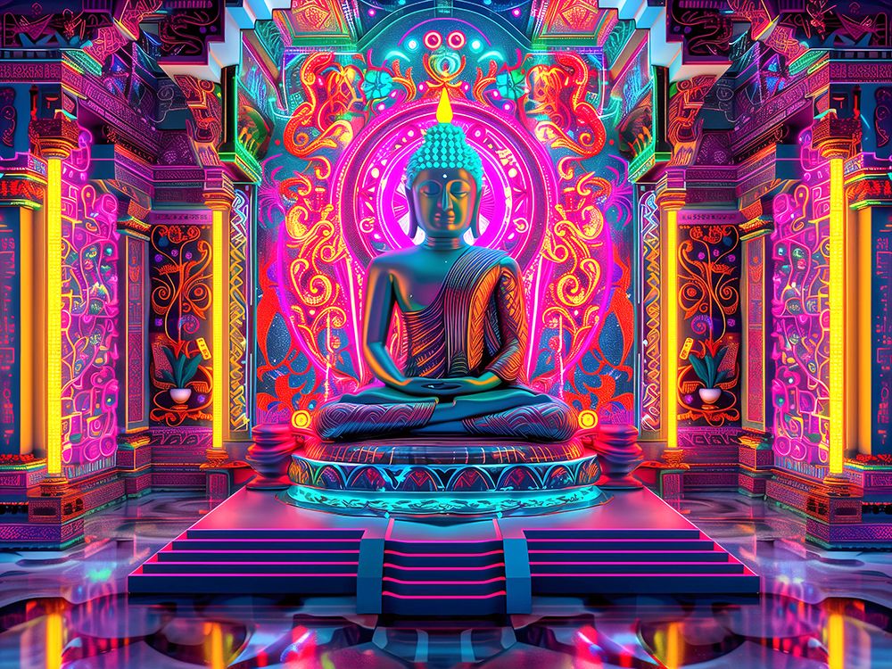 Colorful Buddha 2