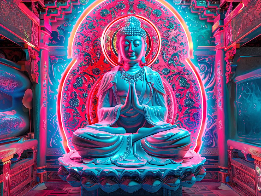 Colorful Buddha 3