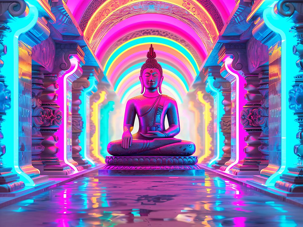 Colorful Buddha 4