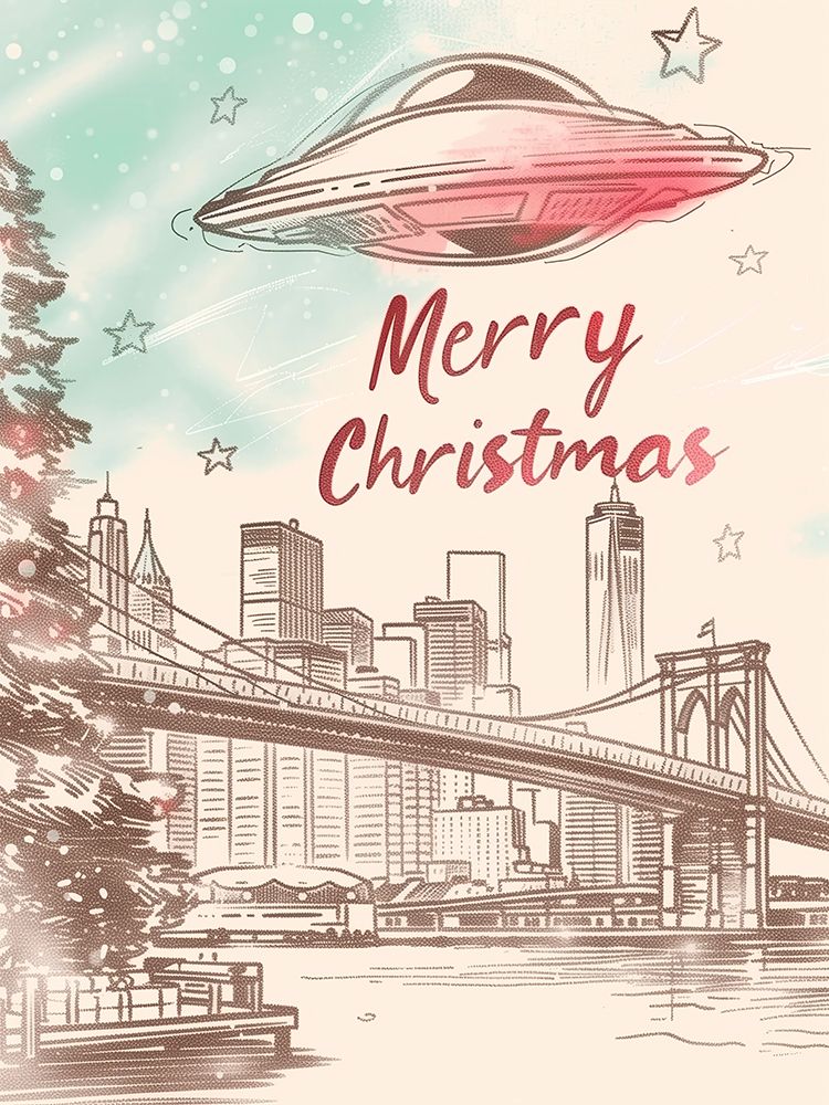 New York Christmas UFO