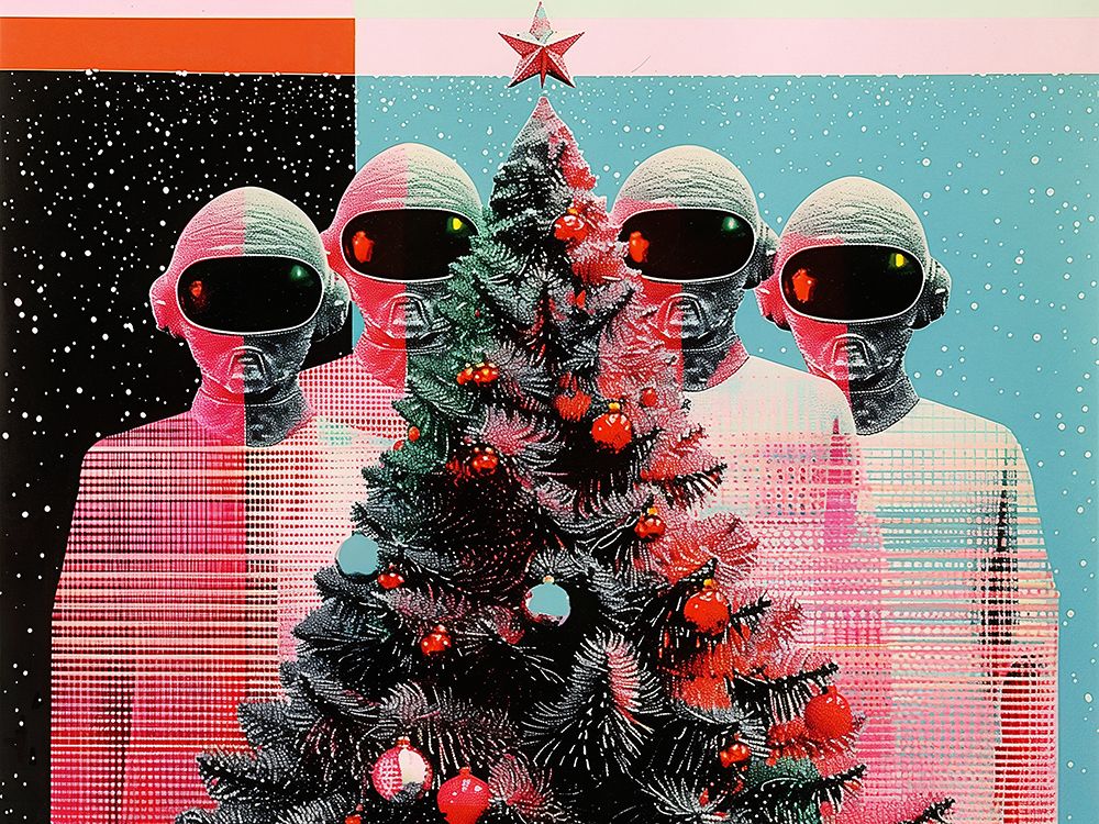 Retro Alien Christmas