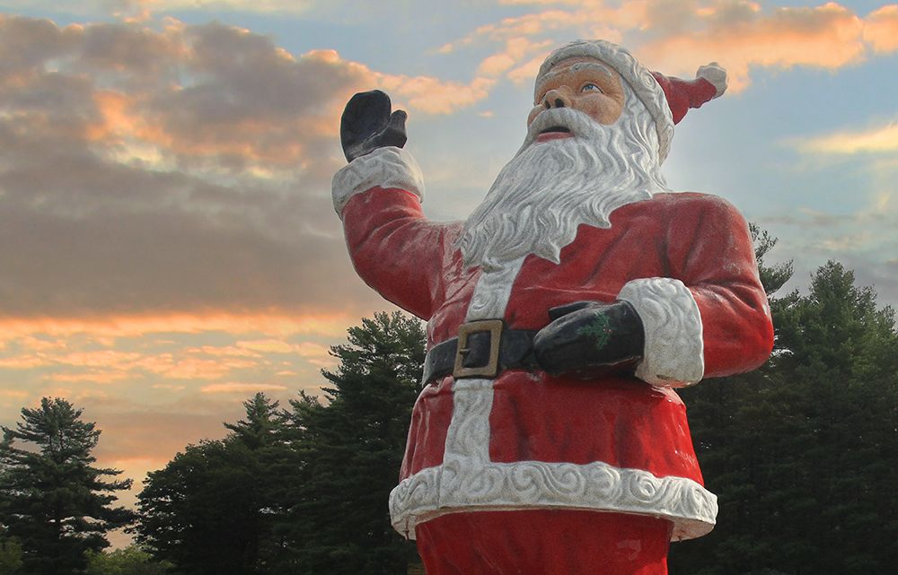 Waving Santa