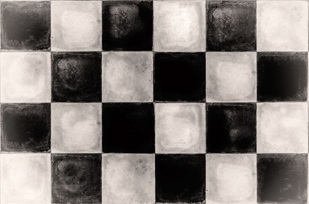 Floor Mat Checkerboard Tile