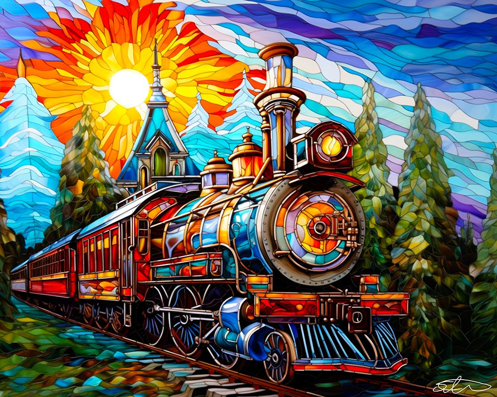 Train Ride Through the Woods 1