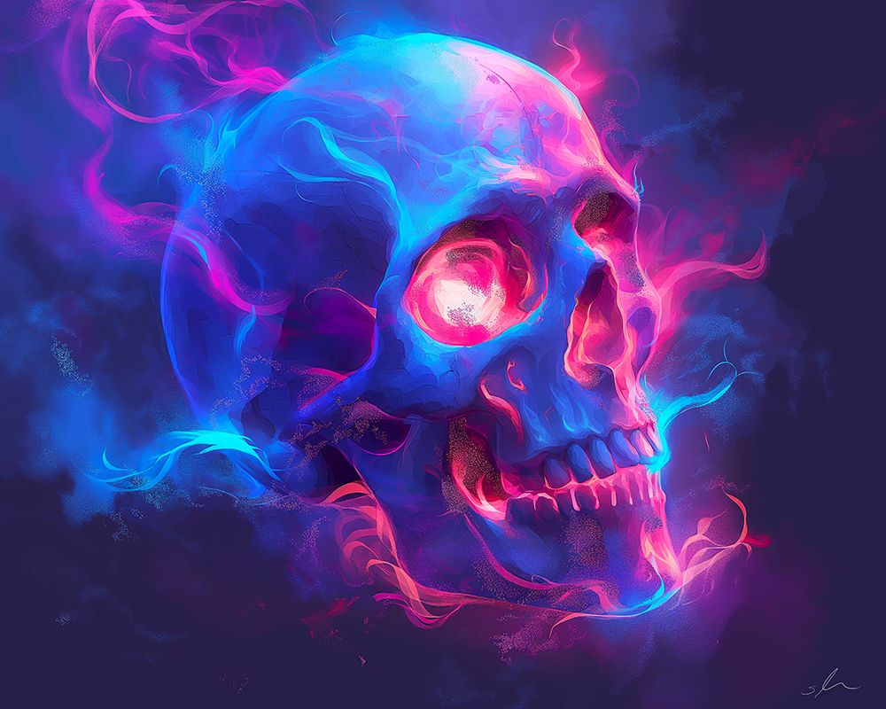 Fire Skull