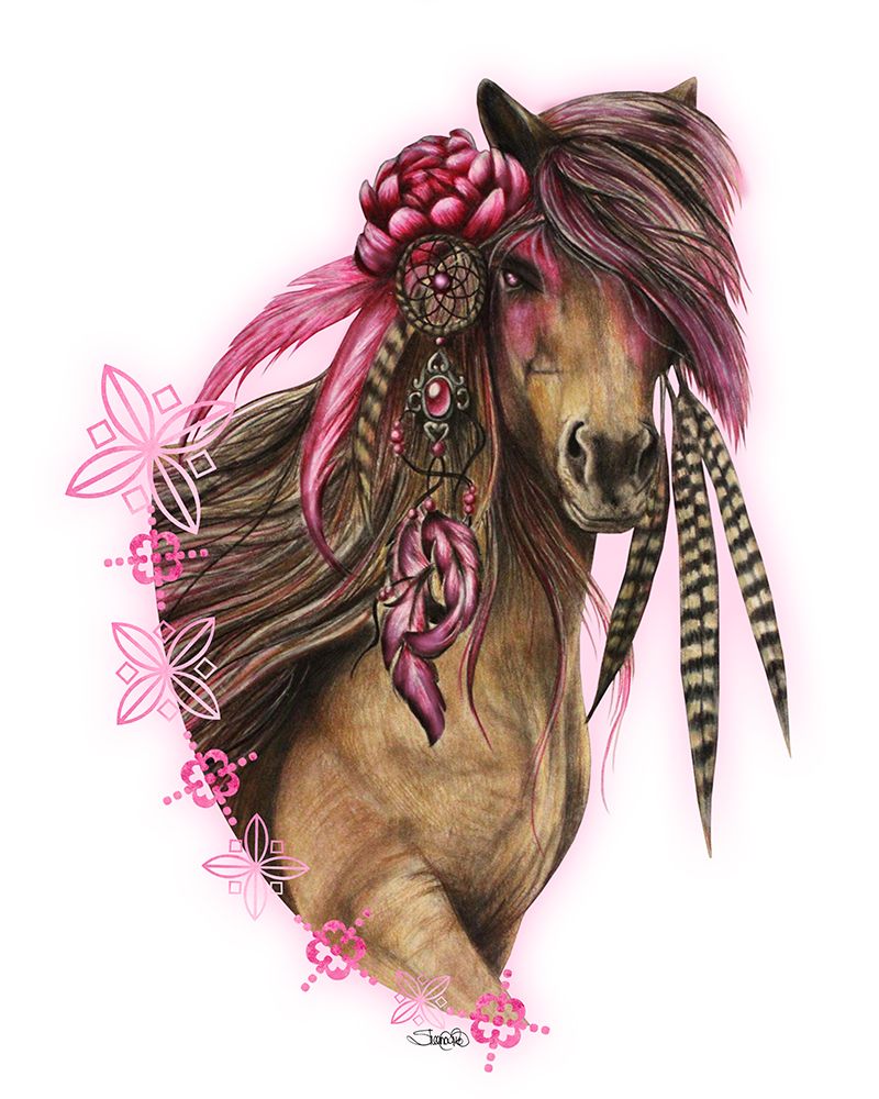 Magenta Warrior - T Shirt Design