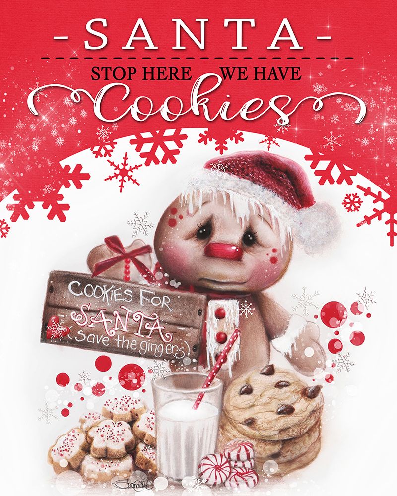 Save the Gingers - Santa Stop Here Design