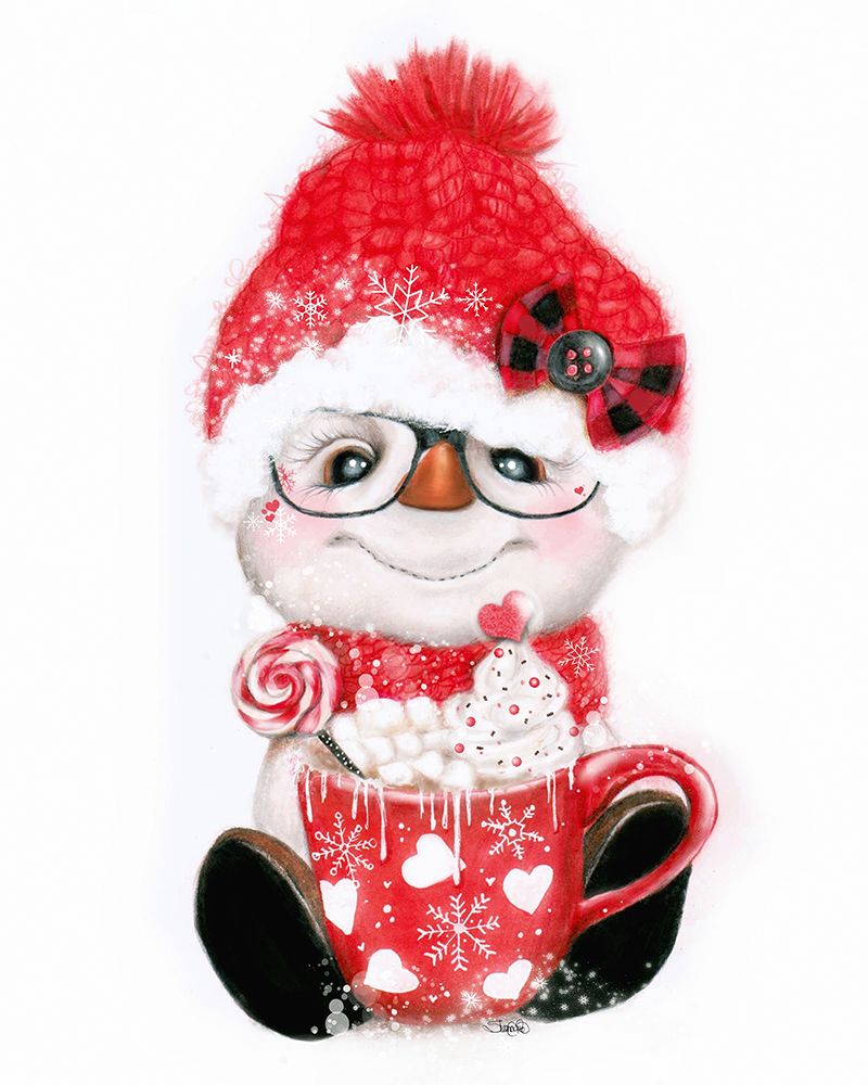 Peppermint Snowman
