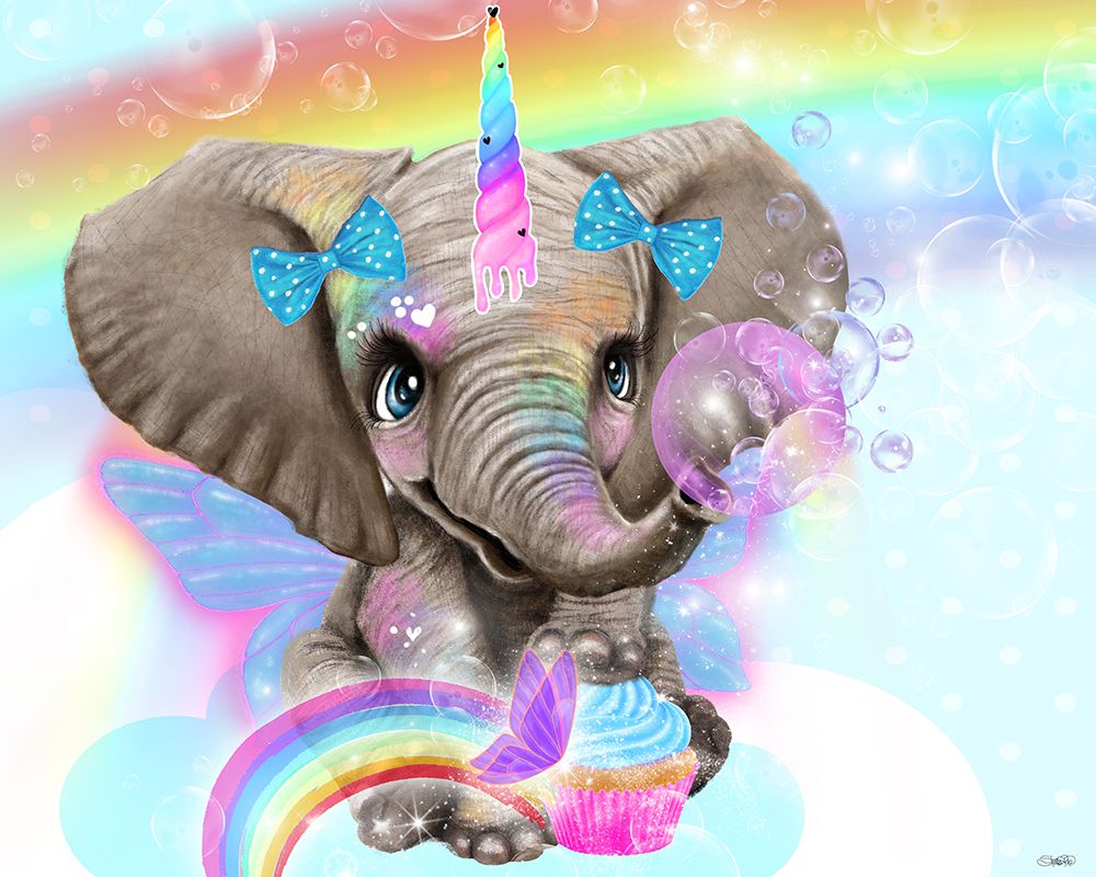 Elephant Corns Love Cupcakes