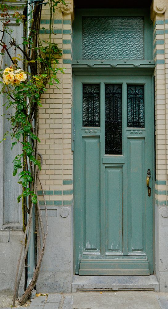 Belgium Green Door