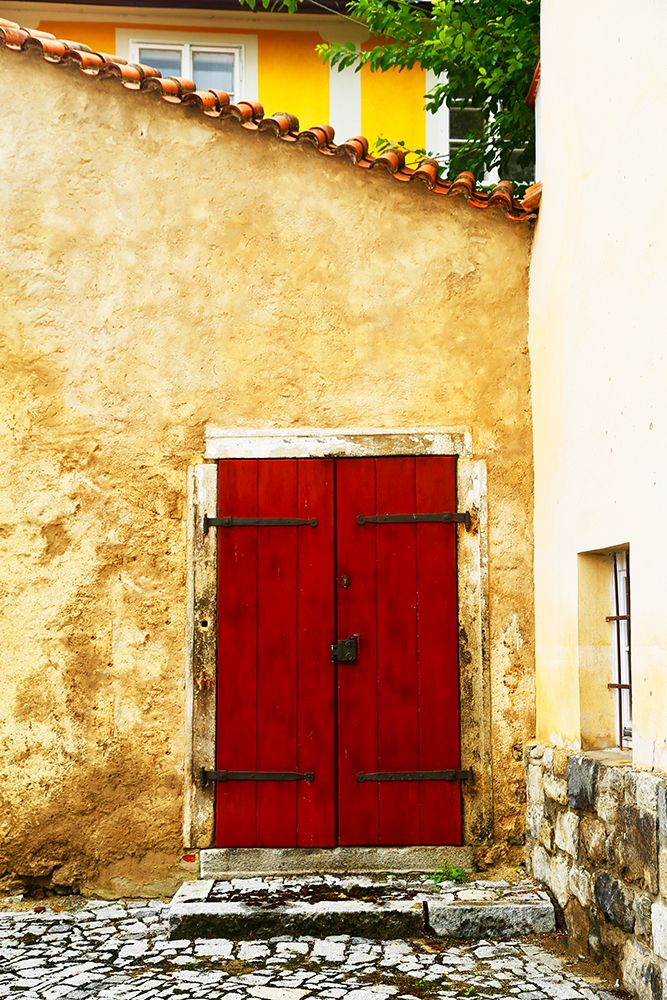 Double Red Door