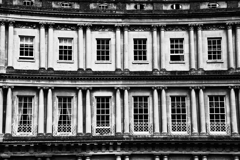 Multiple Windows Black and White