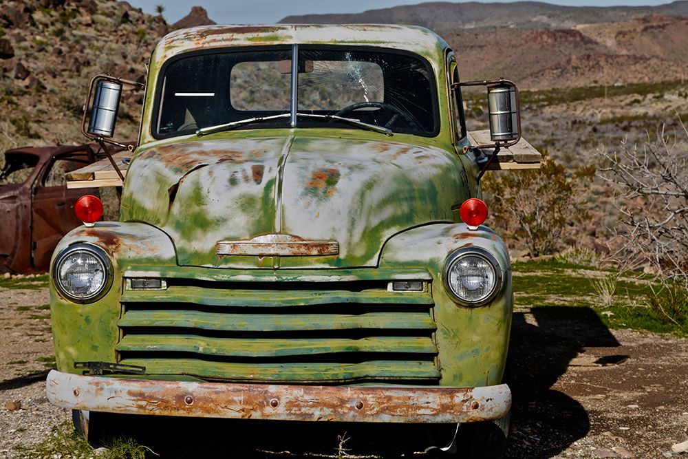 Vintage Green Chevorlet Route66