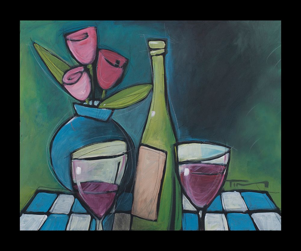 Wine And Flower